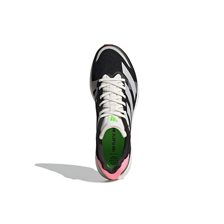 Adidas Adizero RC 4 Lace-Up Flat Sole Fabric Non-Slip Wear-Resistant Breathable Low-Top Carbon Plate Casual Running Shoes Unisex Sneakers GX6661