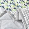 All-Season Cool Polyester Comforter with Galloping Horse Pattern