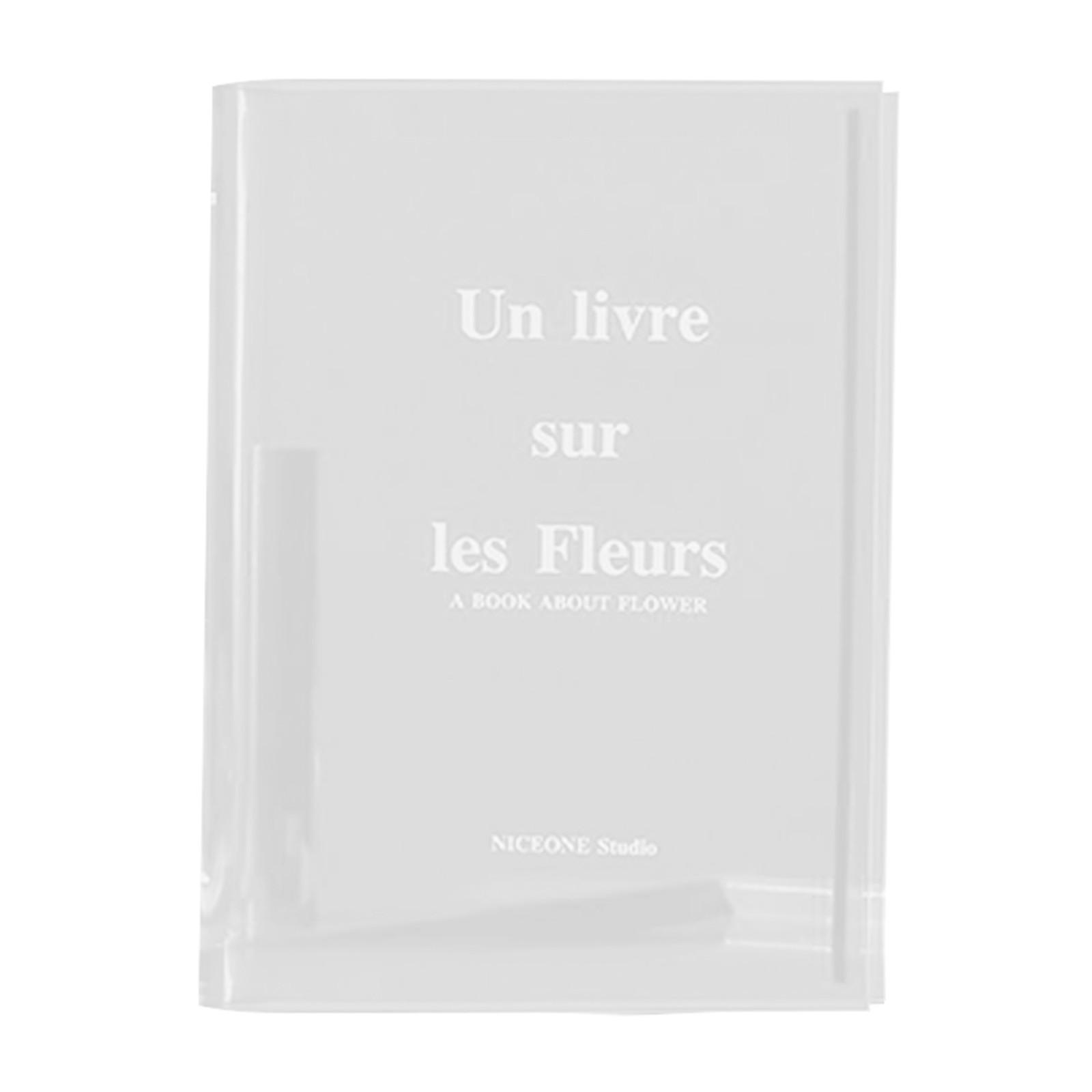 

Ваза для цветов «Прозрачная книга» E