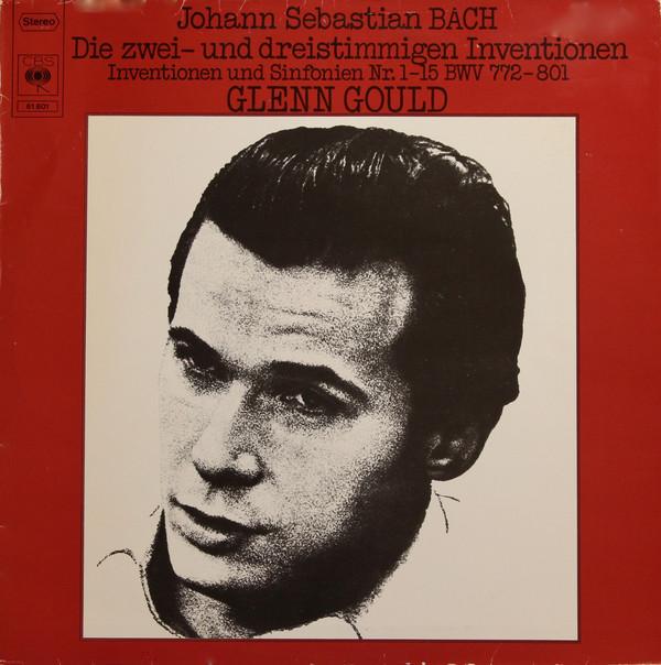 LP Record JOHANN SEBASTIAN BACH - GLENN GOULD - Die Zwei- Und Dreistimmigen Inventi 61601 CBS 1975 Germany Classical Used