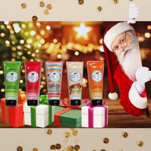 Set de 5 cremas de manos de leche de cabra Dionis (Edición limitada)