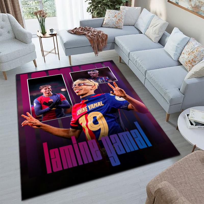 FC Barcelona's Lamine Yamal Young Player of the Year carpet is suitable for living room and bedroom doormats office balcony decorative carpet 9