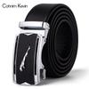 Cinturón de cuero para hombre Mary con hebilla automática, primera capa de piel de vaca, para negocios