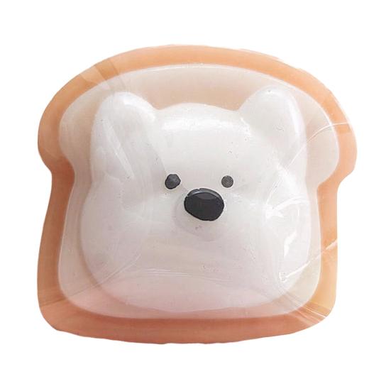 Dog Toast Squeeze Toy Stress Anxiety Relief Cartoon Sheep Puppy Cat Paw Bread Sensory Fidget Toy Decompression