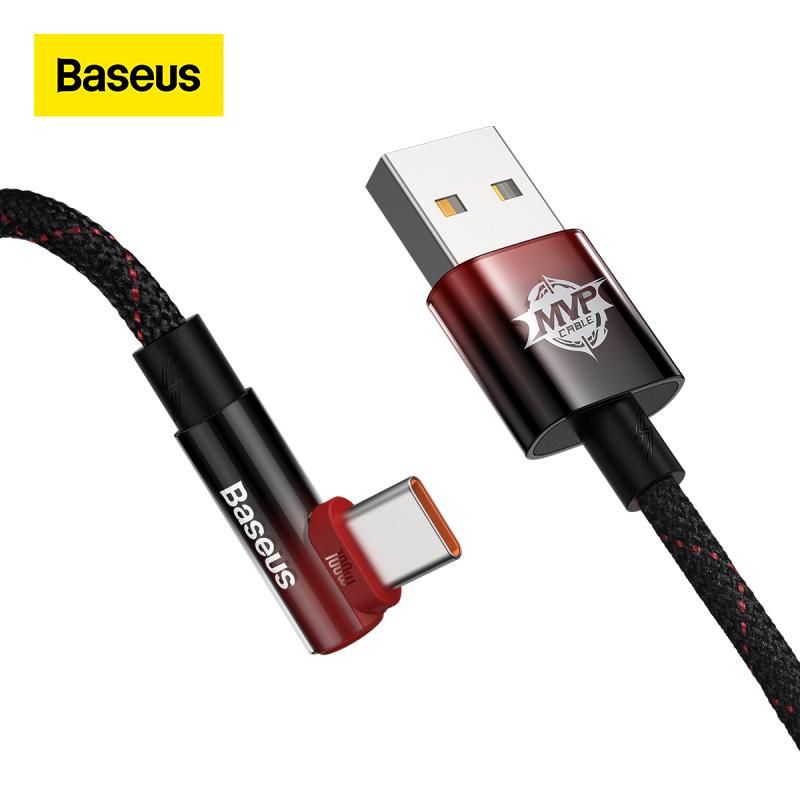 

Угловой зарядный кабель 90° Baseus, Type-C