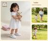 Pom-Pom Baby First Walker Shoes - Non-Slip Toddler Floor Shoes with Rabbit Design for Spring and Autumn