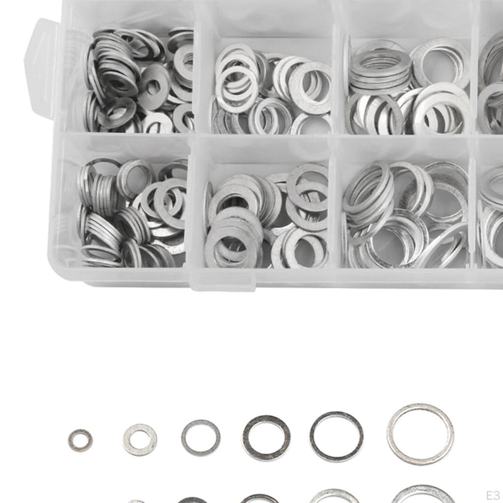 Flat Washer Assortment Gasket Decoration Automotive Metric Oil Drain for Outdoor Construction