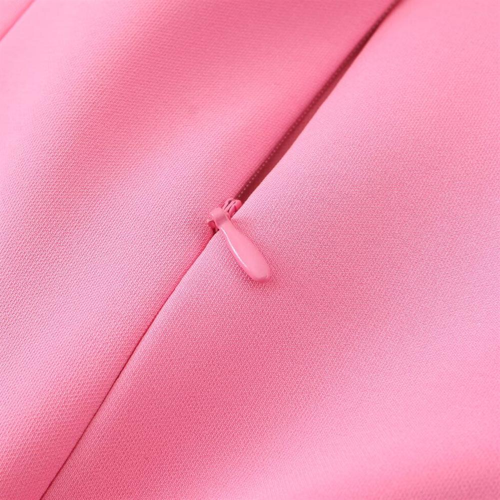 2025 Spring Women's Slim Fit Sweet Pleated Backless Camisole Dress