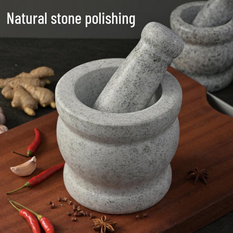 Natural Stone Mortar and Pestle