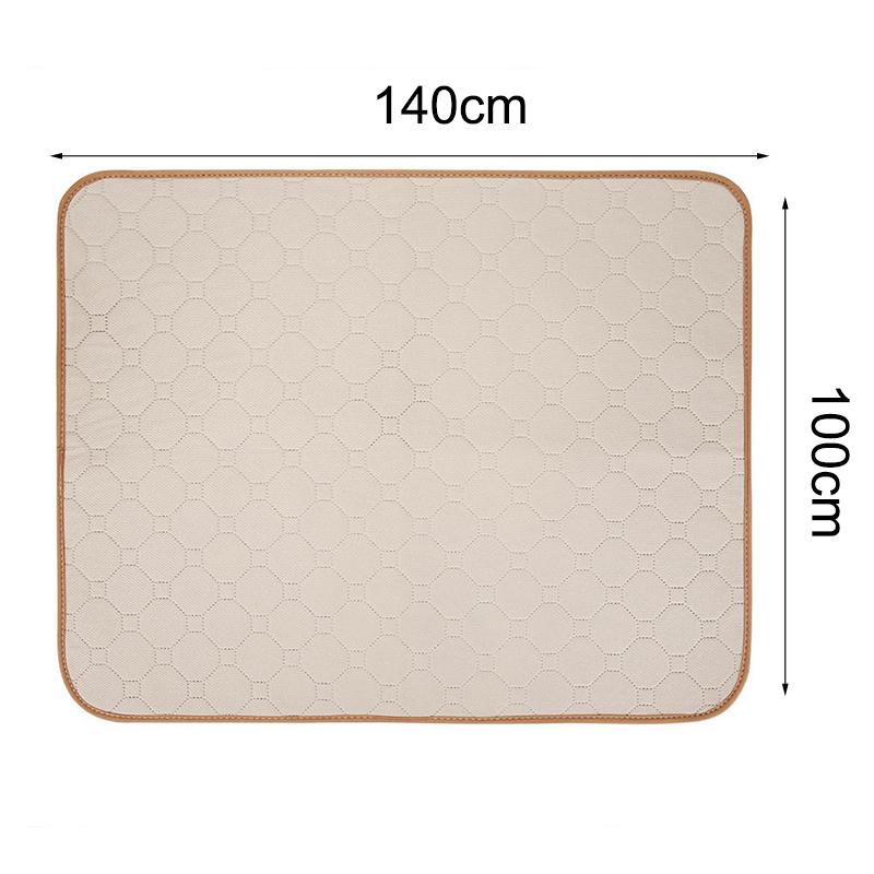 Wiederverwendbare Haustier-Pipi-Unterlage Maschinenwaschbar Rutschfest & Saugfähig Töpfchentrainingsmatte