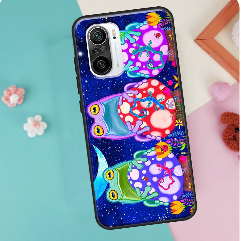 Frong Froggy Art Groovy Hippie Case For Xiaomi Mi 11T 12 Pro 12X Mi 11 Lite Ultra Cover For POCO X3 Pro X4 GT M3 M4 F3