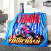 1pc Personalized Name Yamal Blanket, Gift, for Men and Women, Soft Blanket, Good for Sofa Bed Couch Travel, Lightweight Flannel Blanket
