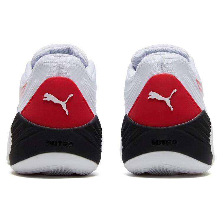New PUMA Fusion Nitro White High Risk Red 195514-04