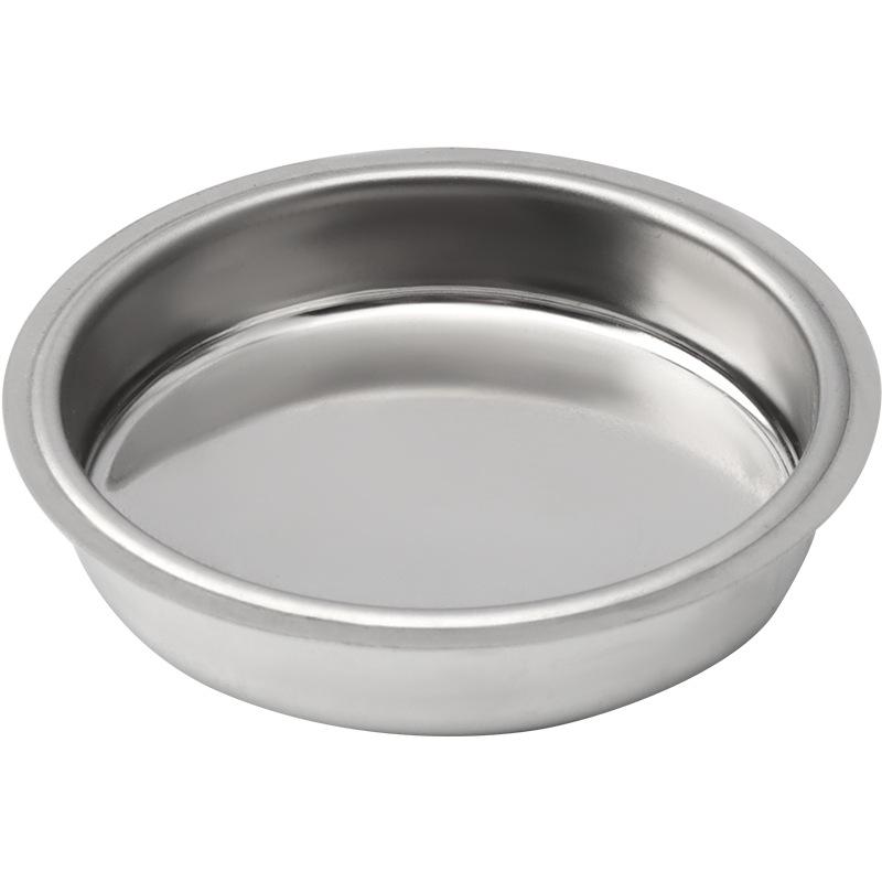 Coffee Blind Filter Bowl 51/54/58Mm Stainless Steel Non Pressurized Filter Cup For Backwashing In Semi Automatic Coffee Machine