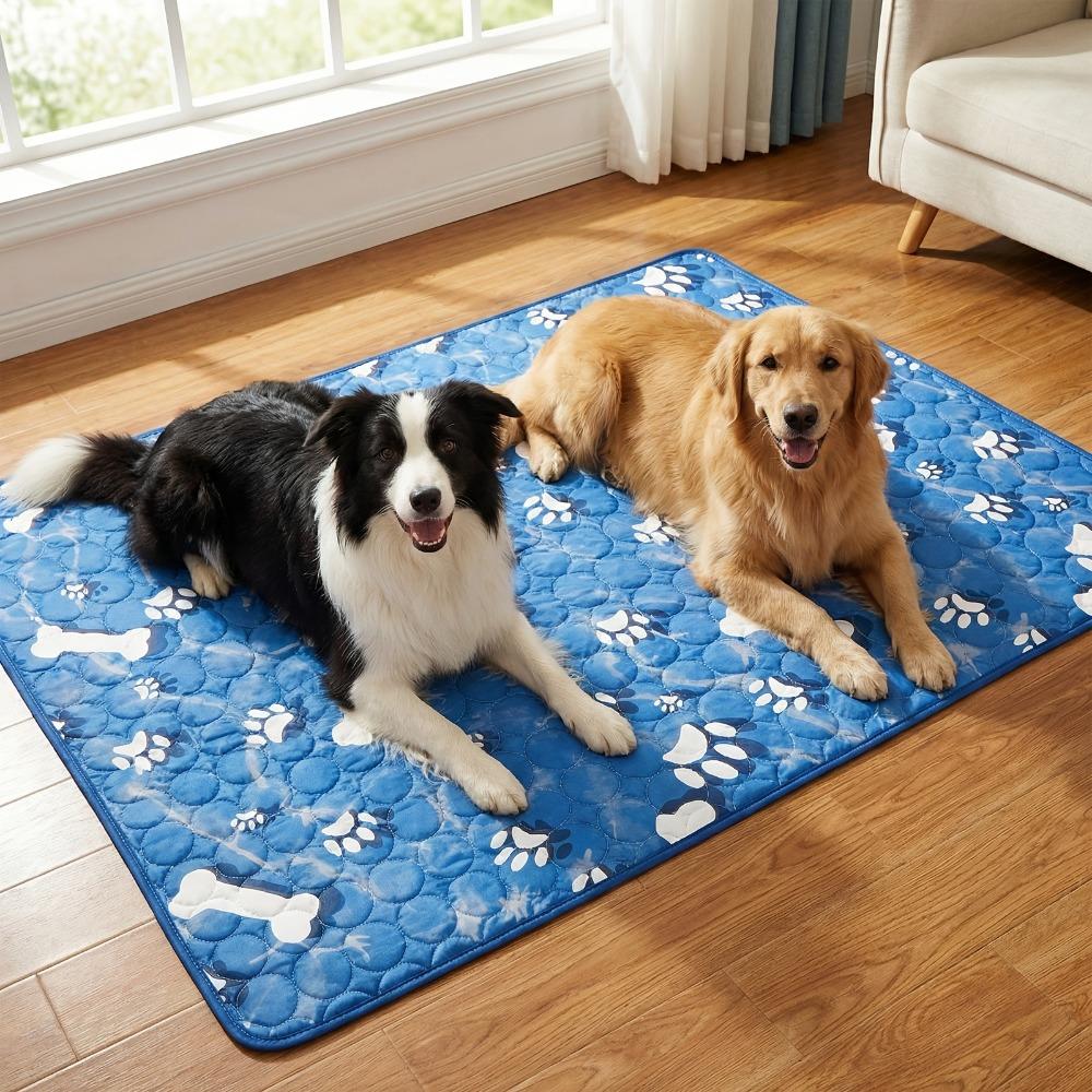 Summer Cool Sensation Pet Mat, Four Seasons Universal Cooling Sleeping Pad for Dogs & Cats Indoor Pet Bed