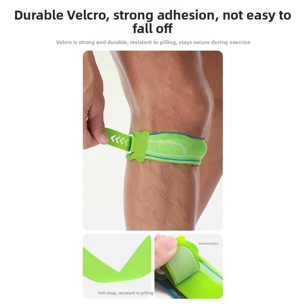 Kniebandage mit Kompression, rutschfestes Design, Unterstützung der Patellasehne, Sport-Patellabandage, Wandern