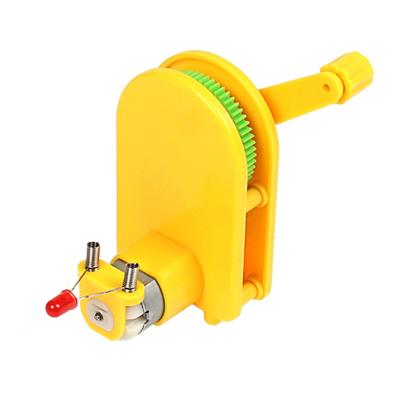 Hand Cranked Power Generator Light Bulb Science Experiments Set Kids STEM Building Toy for Physics Teaching Experiments