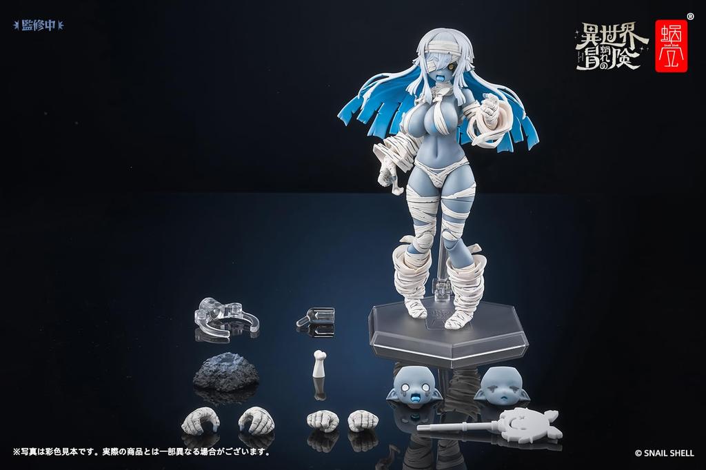 Kakanokura Zombie approximately 148mm tall the top of the scale action figure made of and POM RPG-03 Grisa, (to head), 1/12 pre-painted PVC, ABS,