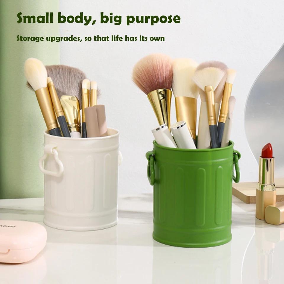 Cartoon Pen Holder Round Vertical Pencil Holder for Office Home Study Desktop Accessories Storage Organizer for Pens Erasers Crayons