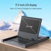 MT-viki 8-Port HDMI KVM Switch with 17-inch Integrated LED Display