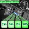 Large LED Flashlight with Foot Support for Convenient Installation, Night Safety Lighting, Home Emergency 4 Modes Suitable for Construction Sites