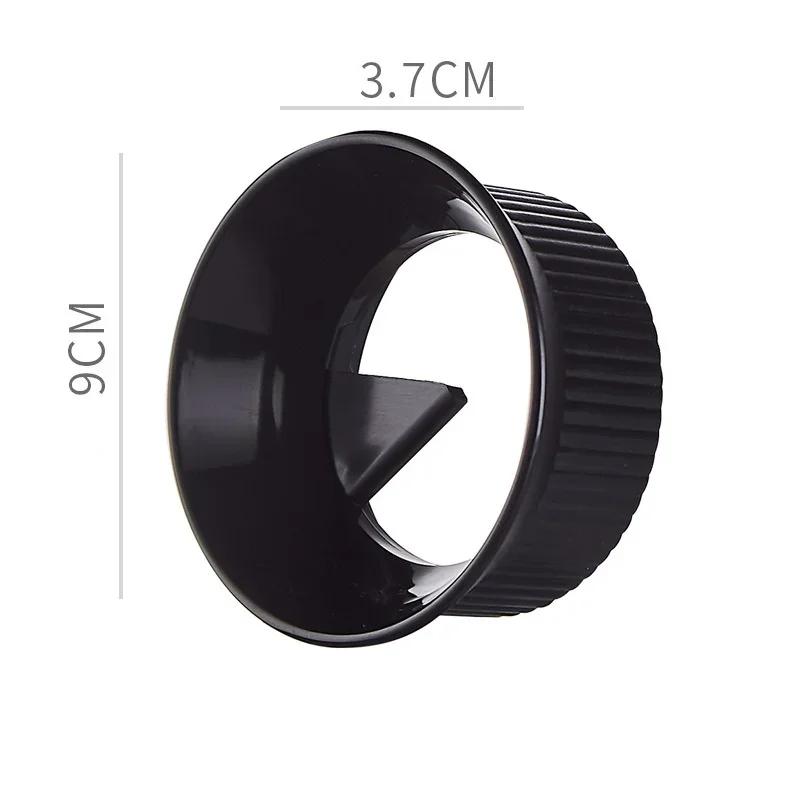 2/3/4/6 Cup Moka Pot Tamper Rotating Powder Dosing Ring Round Coffee Anti-Flying Powder Distributor Leveler Coffee Accessories
