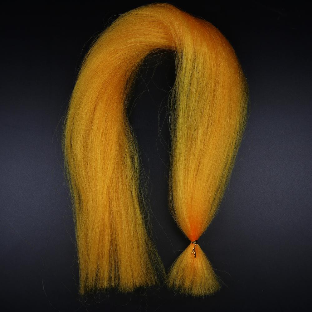 Bimoo Kinky Soft Synthetic Fly Tying Streamer Fiber Bait Fish Lead Head Jig Tying Material Pink Chartreuse Red Orange Yellow