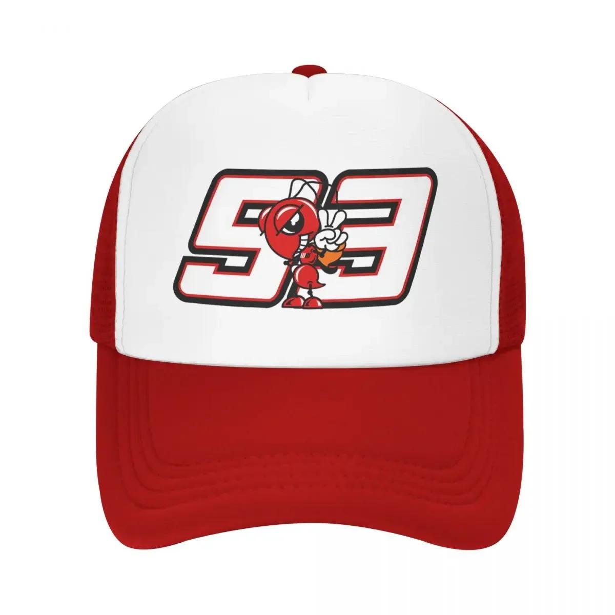 Custom Motorcycle Racing Marquezes Trucker Hat Adult Motorcycle Racing Adjustable Baseball Cap Women Unisex Outdoor Dad Hat One Size