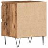 Nightstand with Drawers Rustic Wood Look 40 x 35 x 50 cm Engineered Wood
