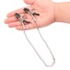 Metal Chain Nipple Clips Clitoris Breast Massage Clamps Adult Flirting Teasing Erotic Gadgets Sex Toys For Couples Multicolored