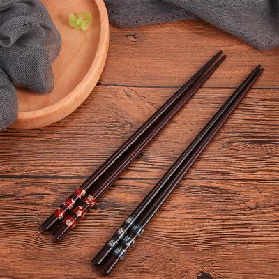Motif Beauté Maison Vaisselle Japonaise Naturelle en Bois Baguettes Baguettes à Sushi Vaisselle Outils de Cuisine Baguettes en Bois