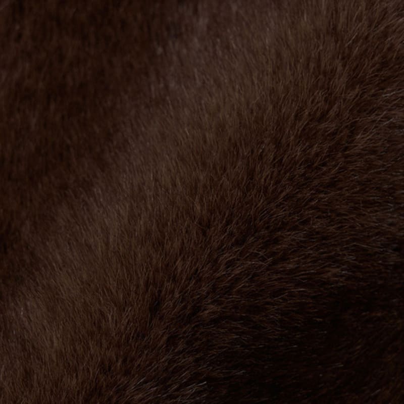 NOTHING WRITTEN Moi Fur Scarf (Brown)