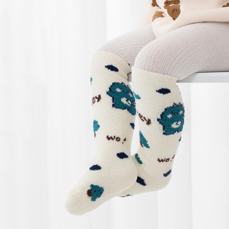 Thicken Baby Kids Thermal Socks Children Autumn Winter Long Socks Warm Toddler Boys Girls Home and School Floor 0-3years Socks