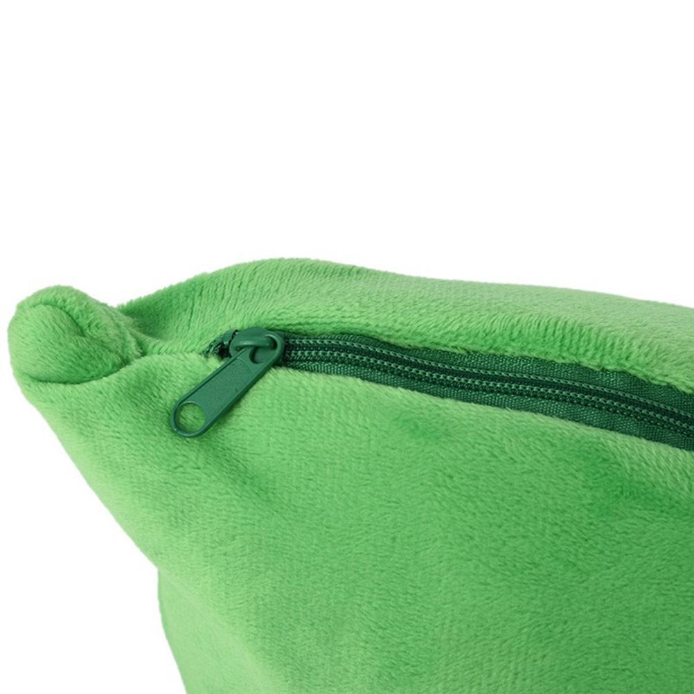 Plush Toy Soft Throw Pillow Stuffed Pea Pod Toys Kids Gift