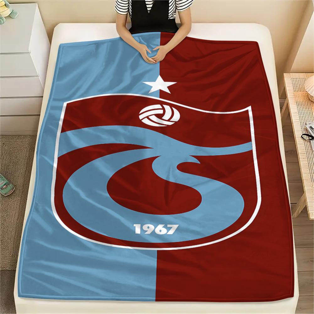 

1PC Trabzonspor Print Flannel Blanket, High quality All Seasons, Home Decor, Warmth and Comfort, Perfect for Christmas Gifts 80cm x 120cm