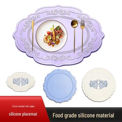 Retro-Präge-Silikon-Platzset - Hitzebeständig, Rutschfestes Tischpad