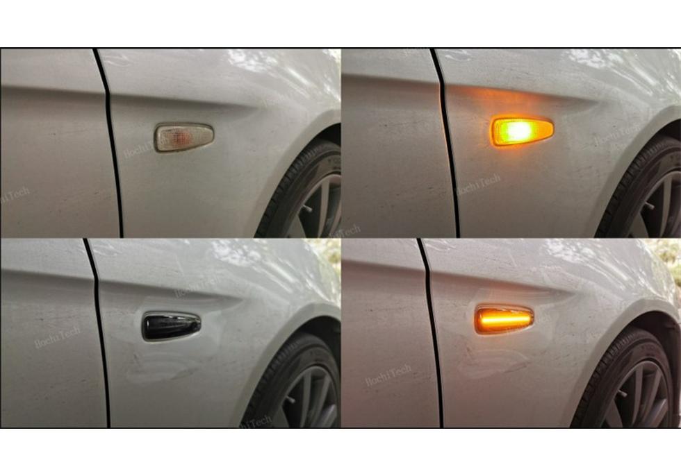 Mitsubishi Lancer, Outlander, Eclipse LED Yellow Flowing Fender Turn Signal Light