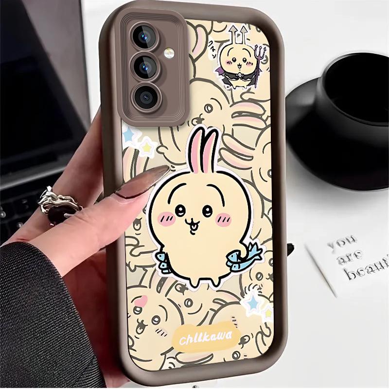 

C-Chiikawas Case for Samsung Galaxy S25 Ultra Plus S24 S23 S22 S21 S20 FE A73 A72 A71 A56 A55 A54 5G A52 A52S A51 4G Back Cover Galaxy S21 FE