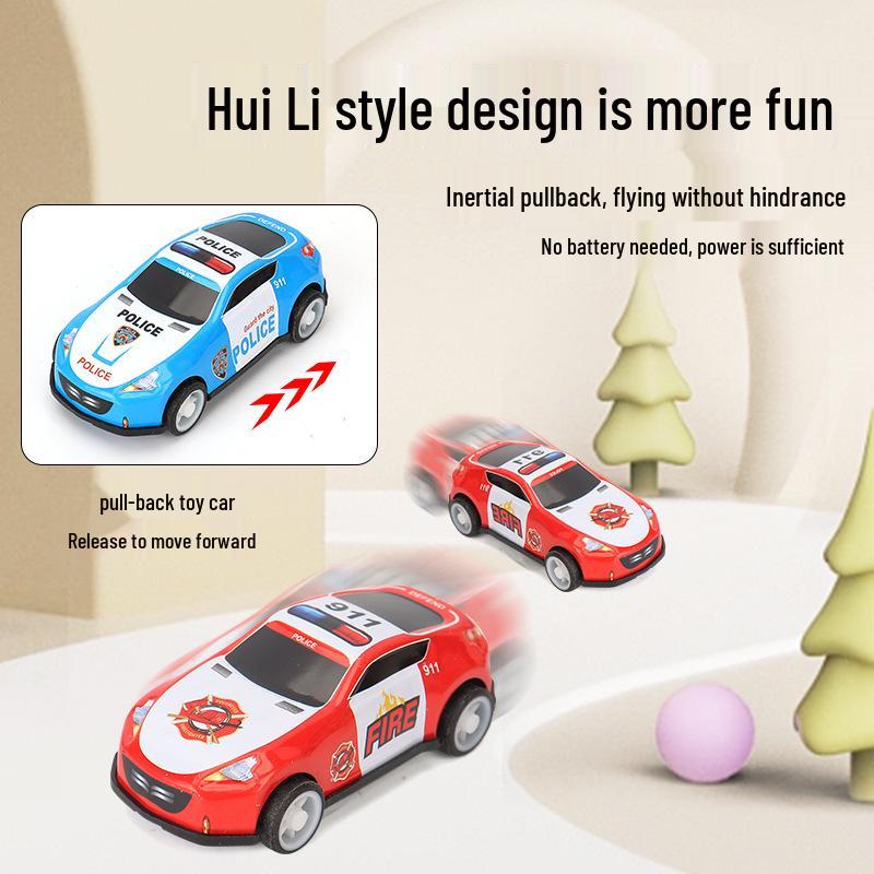 Alloy Tin Toy Cars: Simulation Model Pull-Back Car Gifts for Kids