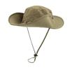 Women's Retro Bucket Hat 10cm Wide Brim Cowboy Fisherman Cap Sunscreen Summer Outdoor Fishing Hiking Windproof Bob