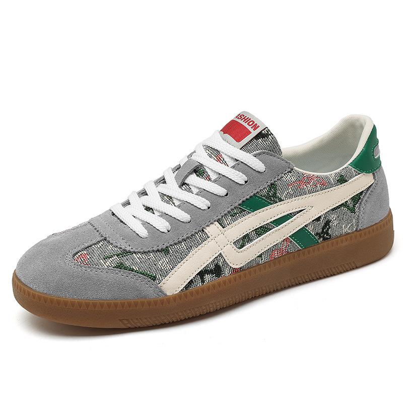 

Осенние подростковые туфли на шнуровке в стиле колор-блок, ретро-тренд, модные повседневные балетки, студенческие уличные низкие мужские туфли 44