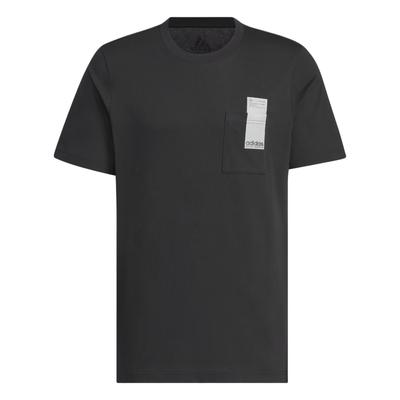 Casual Round Neck Short Sleeve T-Shirt Unisex Tops Black JI9081