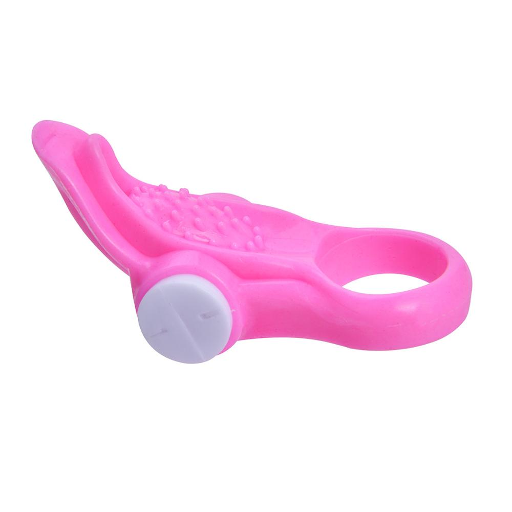 Longer-lasting Ring Sex Vibrator Stronger Erection Tingling Additional Stimulation Finger Rings Bullet Vibrating Love