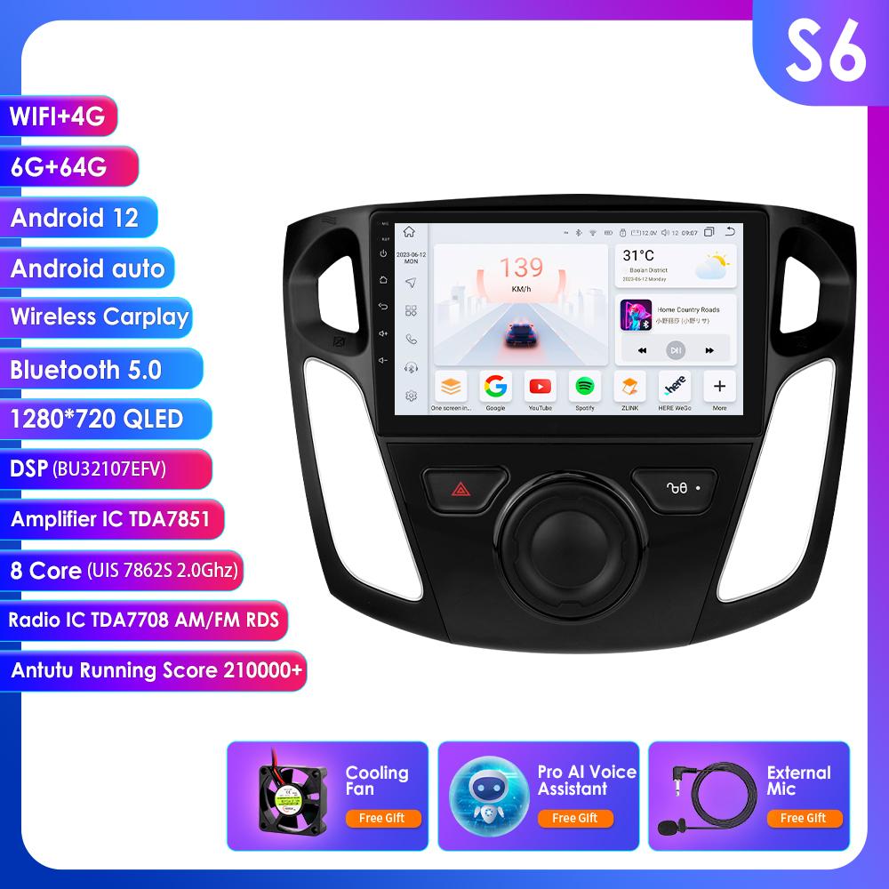 9.7-inch 8GB RAM 128GB Storage 2 DIN for Ford Focus 3 2011-2019