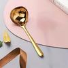 Durable Stainless Steel Soup Spoon with Long Handle - Thickened Large Serving Spoon for Adults,Ideal for Home & Restaurant Use