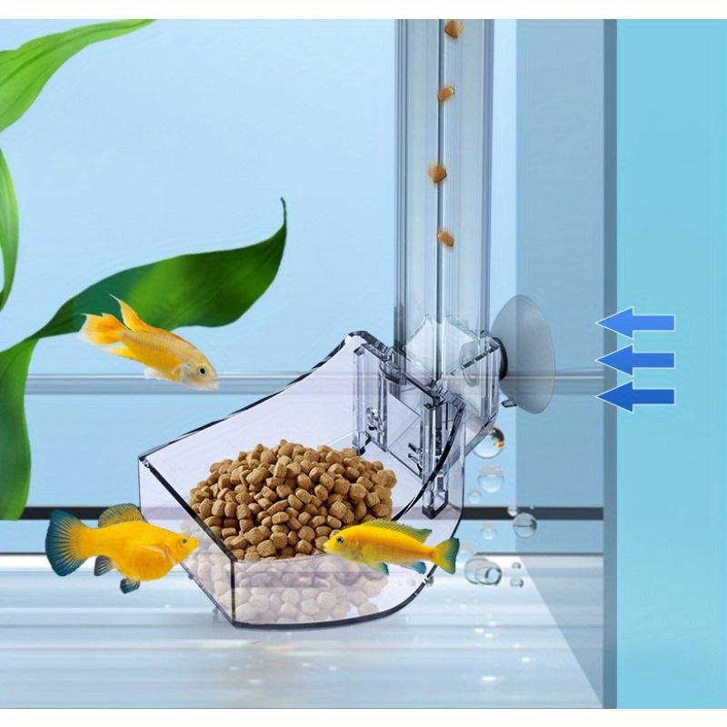1PC  Acrylic Small Fish Feeding Aquarium Feeder Tube Set Transparent Fish Tank Shrimp Food Feeding Accessories