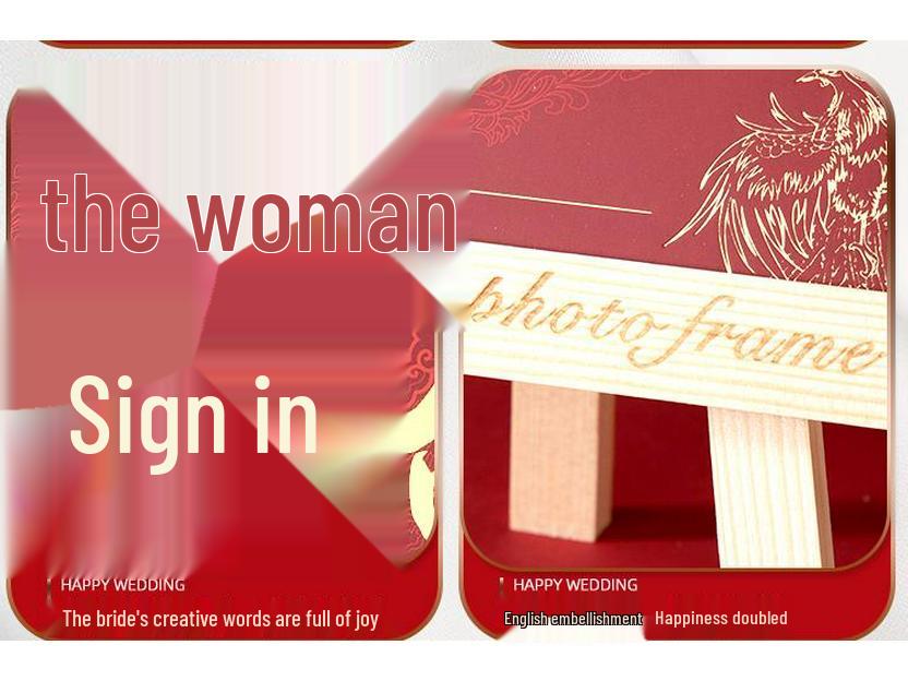 Complete Wedding Sign-In Table Set: Guest Signature, Gift Money Log, Bride & Groom Guide Cards