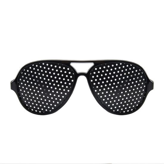 Correction Glasses Pinhole Design Unisex Correction Glasses for Vision Improvement Lightweight Comfort Frame Glasses for All-Day Wear