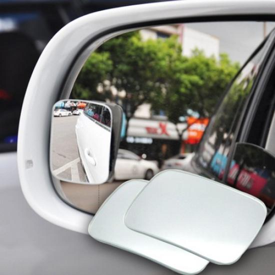 2PCS Car 360° Wide Angle Convex Rear Side View Blind Spot Mirrors Accessories-