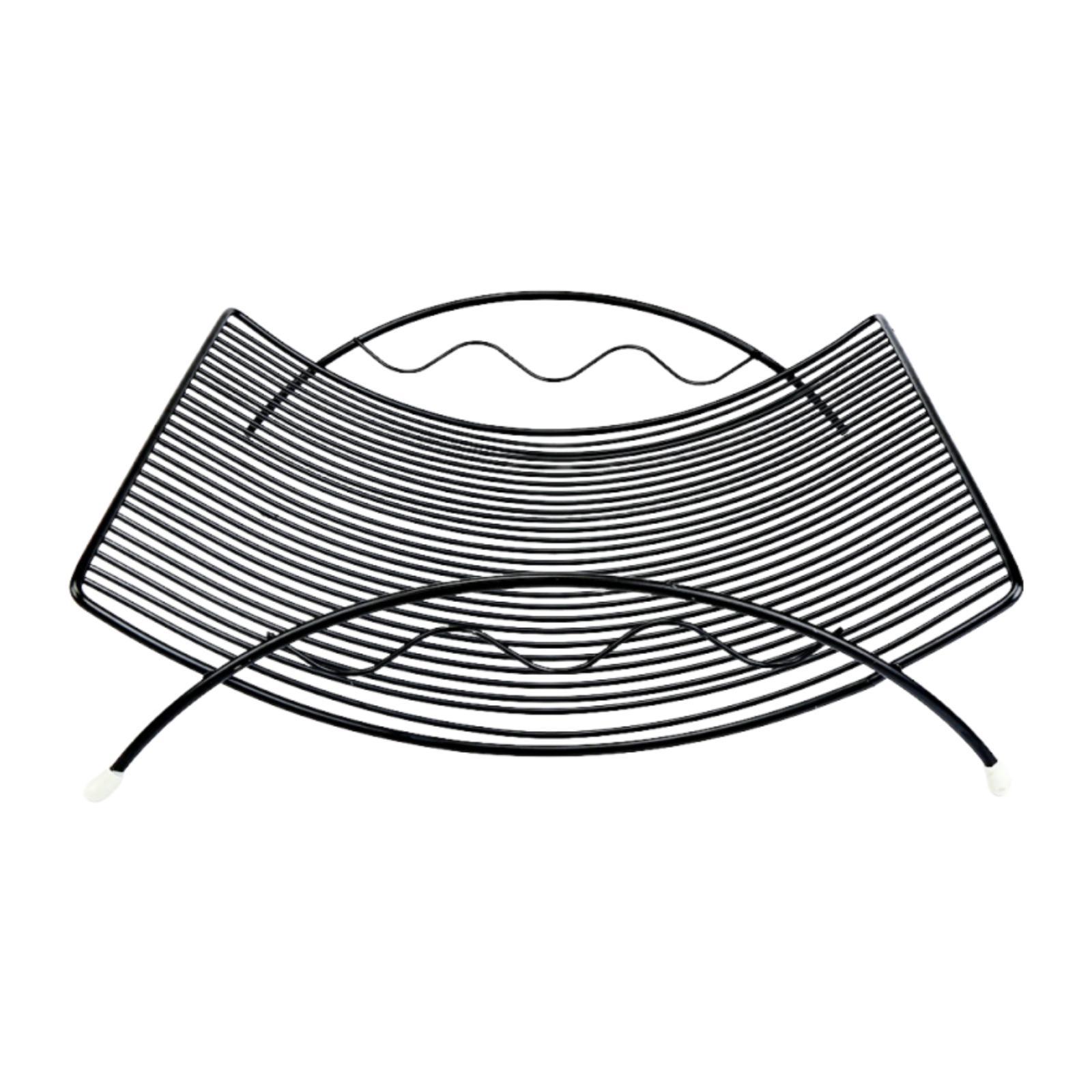 

Фруктовая корзина, креативная стойка для фруктов для кухонной столешницы, чёрный